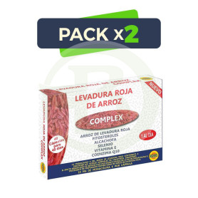Pack 2x Levadura Roja De Arroz Complex 40 Cápsulas Robis