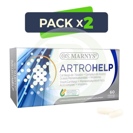 Pack 2x Artrohelp 60 Cápsulas Marnys
