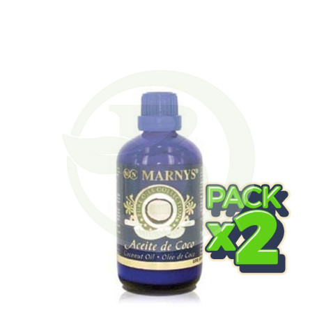 Pack 2x Aceite Puro de Coco 100Ml. Marnys
