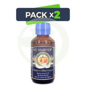 Pack 2x Aceite Puro de Hueso de Albaricoque 125Ml. Marnys