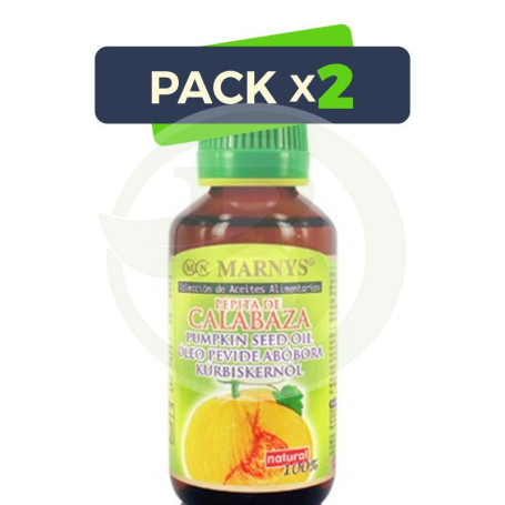 Pack 2x Aceite Alimentario de Pepita de Calabaza Marnys
