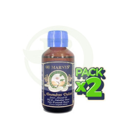 Pack 2x Aceite Puro de Almendras Dulces 125Ml. Marnys