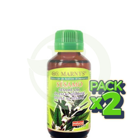 Pack 2x Aceite Alimentario de Sésamo 125Ml. Marnys