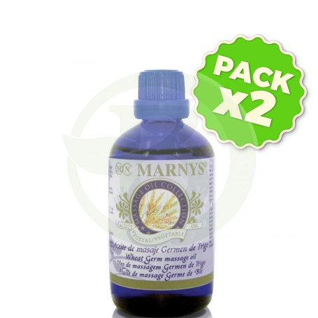 Pack 2x Aceite Masaje de Germen de Trigo Marnys