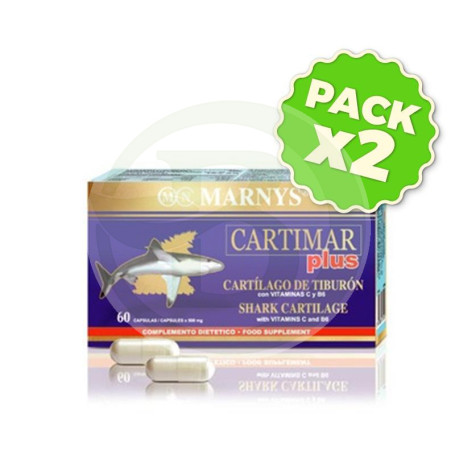 Pack 2x Cartimar Plus 60 Cápsulas Marnys
