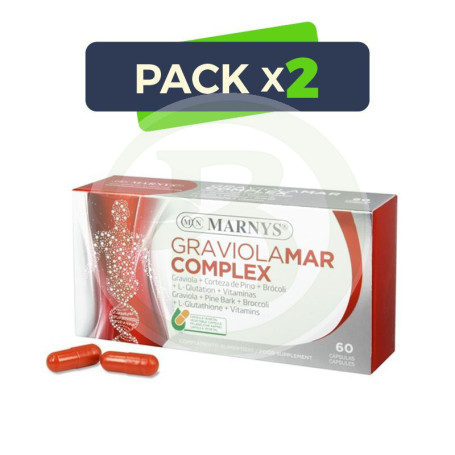 Pack 2x Graviolamar Complex 60 Cápsulas Marnys