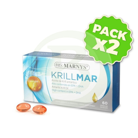 Pack 2x Krillmar 60 Perlas Marnys