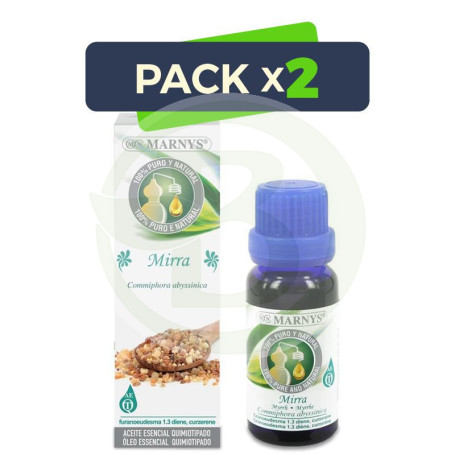 Pack 2x Aceite Alimentario de Mirra 15Ml. Marnys