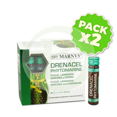 Pack 2x Drenacel Phytomarine 20 Viales Marnys