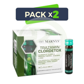 Pack 2x Trazamin Clordetox 20 Viales Marnys