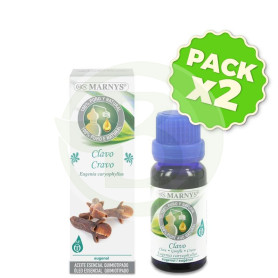 Pack 2x Aceite Esencial Alimentario de Clavo 15Ml. Marnys