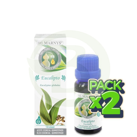 Pack 2x Aceite Esencial Alimentario de Eucalipto 15Ml. Marnys