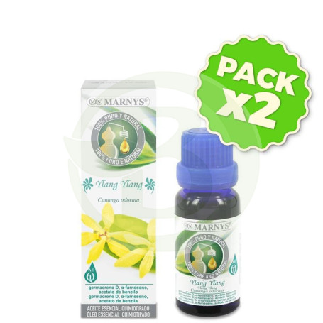 Pack 2x Aceite Esencial Alimentario de Ylang Ylang 15Ml. Marnys