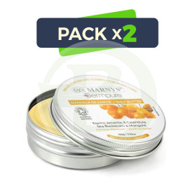 Pack 2x Manteca de Karité, espino amarillo y calendula bio 100gr Marnys