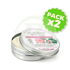 Pack 2x Manteca de Karité con rosa mosqueta y argán bio 100gr Marnys