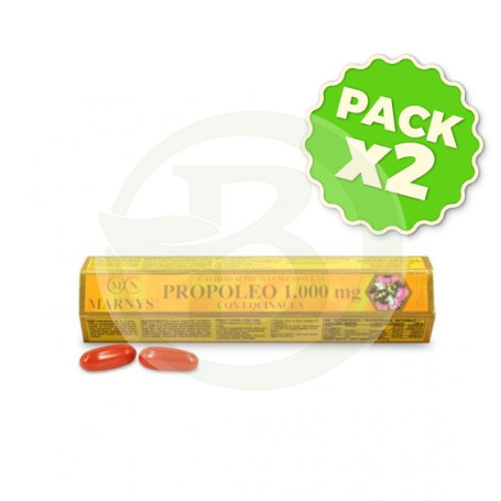 Pack 2x Propoleo con Equinacea 30 Perlas Marnys