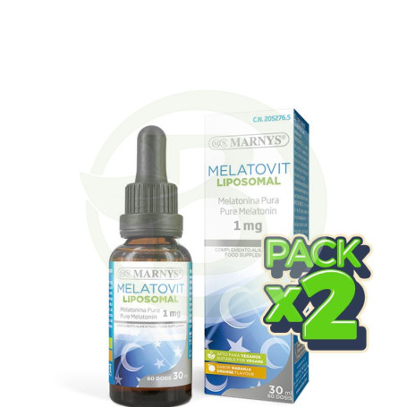 Pack 2x Melatovit Liposomal 30Ml. Marnys