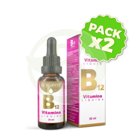 Pack 2x Vitamina B12 30Ml Marnys