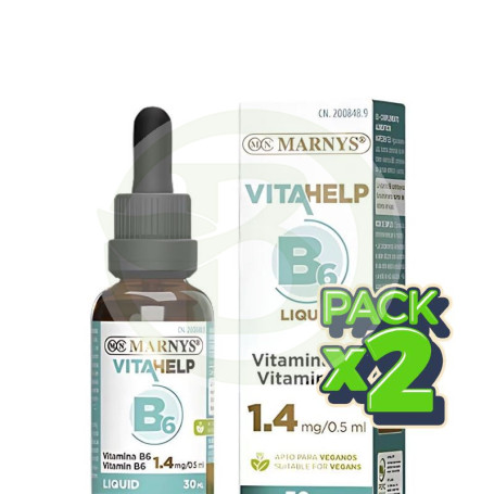 Pack 2x Vitahelp B6 30Ml Marnys