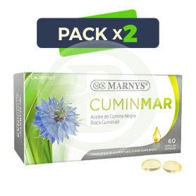 Pack 2x Cuminmar (Aceite De Comino Negro) 60 Cápsulas Marnys