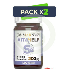 Pack 2x Vitahelp Selenio 200Ug 120 Perlas Marnys