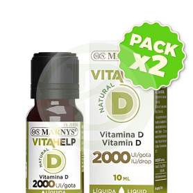 Pack 2x Vitahelp D Líquida 2000Ui 10Ml Marnys