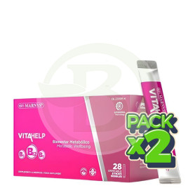 Pack 2x Vitahelp B12 28 Sticks Bebibles Marnys