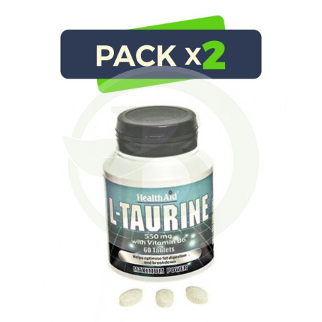 Pack 2x L-Taurina Health Aid