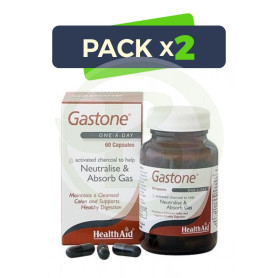 Pack 2x Gastone (Carbón Puro Activado) Health Aid