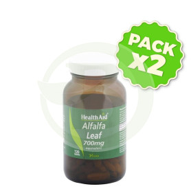 Pack 2x ALFALFA 120 COMPRIMIDOS HEALTH AID