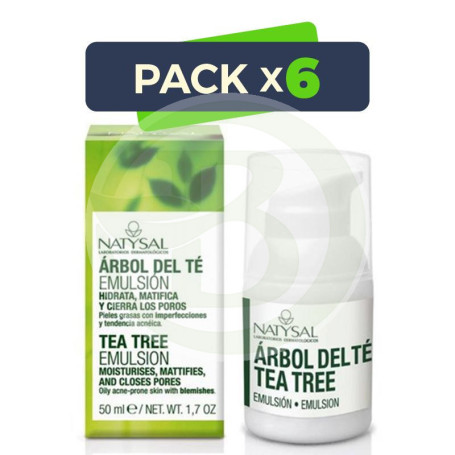 Pack 6x Crema de Árbol de Té 50Ml. Natysal