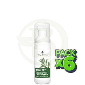 Pack 6x Limpiador Facial Árbol del Té 150Ml. Natysal