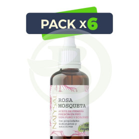 Pack 6x Aceite De Rosa Mosqueta Eco 20Ml Natysal