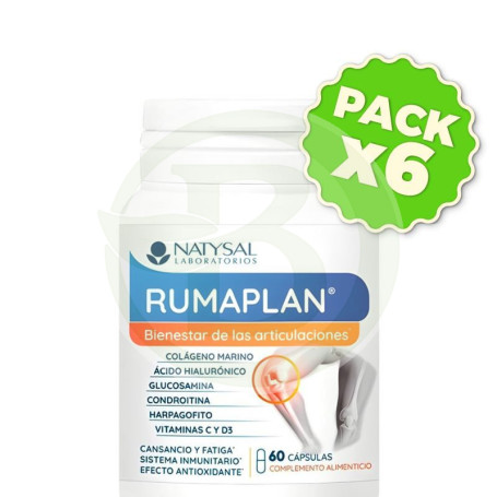 Pack 6x Rumaplan 60 Cápsulas Natysal