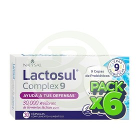 Pack 6x Lactosul Complex 9 30 Cápsulas Natysal