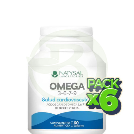 Pack 6x Omega 3-6-7-9 60 Cápsulas Natysal