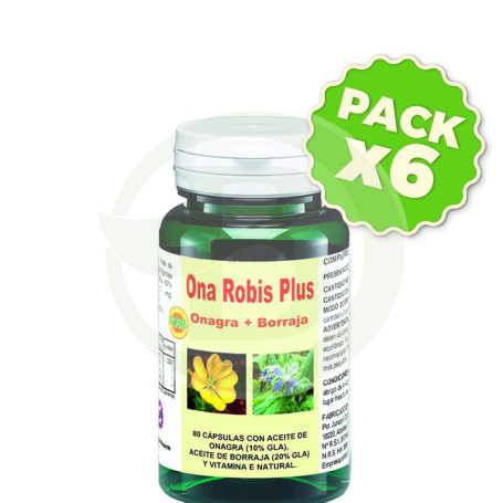 Pack 6x Ona Robis Plus 80 Cápsulas Robis