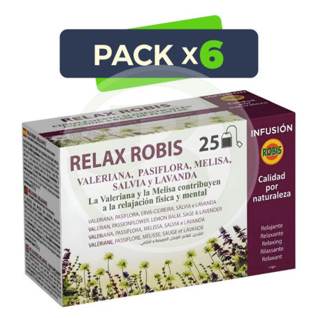 Pack 6x Nervo Robis Infusiones Robis