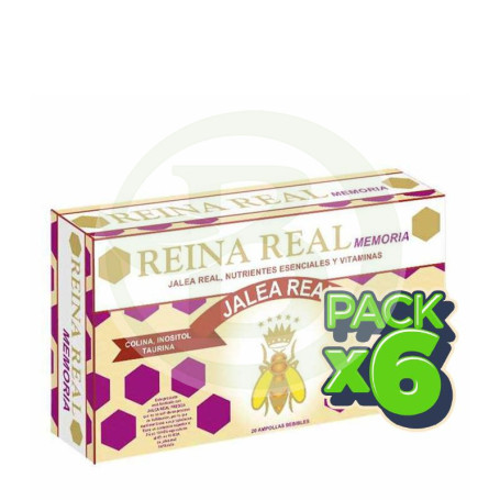 Pack 6x Reina Real Memoria 20 Ampollas Robis