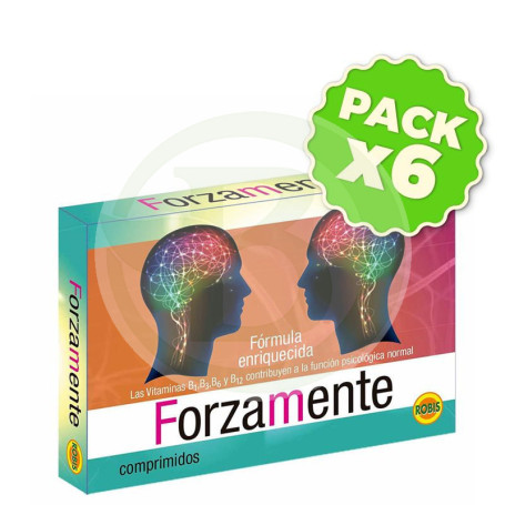 Pack 6x Forzamente 30 Comprimidos Robis