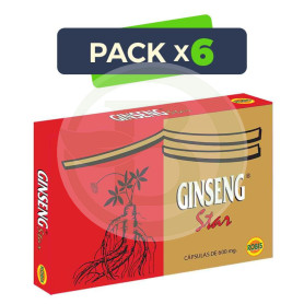 Pack 6x Ginseng Star 30 Cápsulas Robis