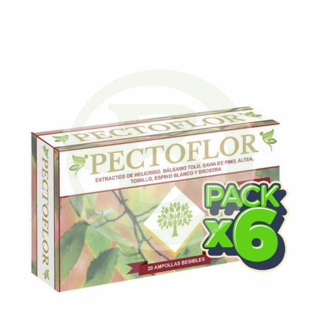 Pack 6x Pectoflor 20 Ampollas Robis