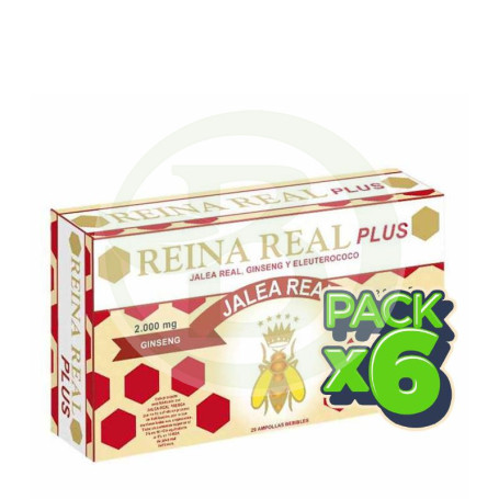 Pack 6x Reina Real Plus 20 Ampollas Robis