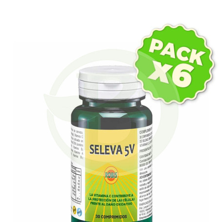Pack 6x Seleva 5V 30 Comprimidos Robis