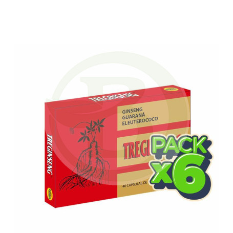 Pack 6x Treginseng 40 Cápsulas Robis