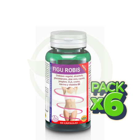 Pack 6x Figu Robis 60 Cápsulas Robis