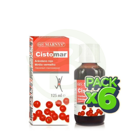 Pack 6x Cistomar Jarabe 125Ml. Marnys