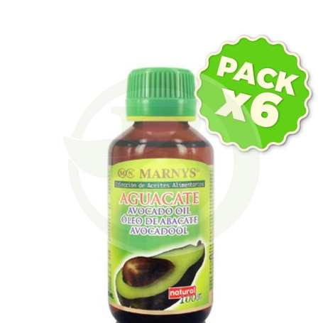 Pack 6x Aceite Alimentario de Aguacate Marnys
