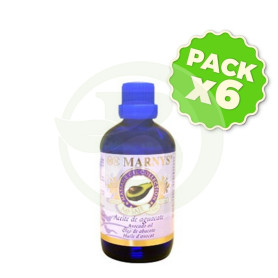 Pack 6x Aceite Masaje de Aguacate Marnys