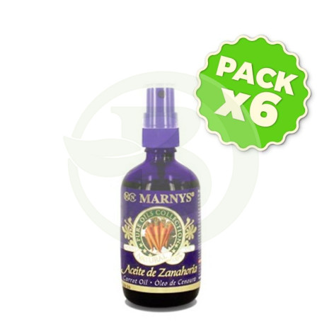 Pack 6x Aceite de Zanahoria 100Ml. Marnys